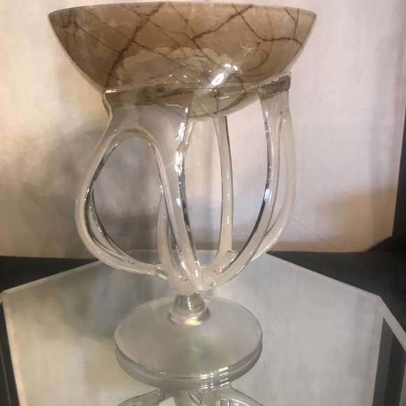 Hand blown Murano candy dish - Picture 1 of 2